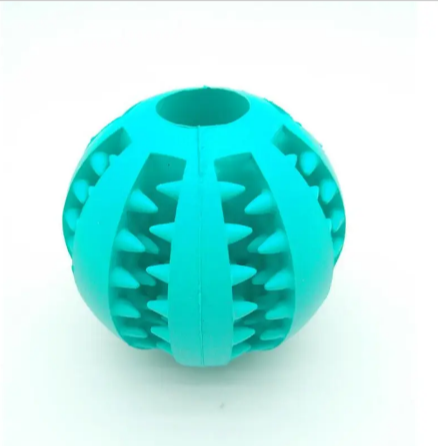 Interactive Rubber Slow Feeder Dog Ball